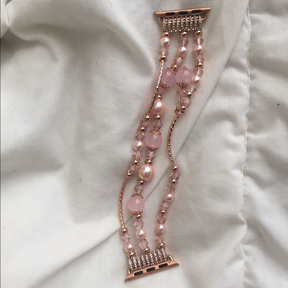 Custom Beaded Apple iWatch band 38mm